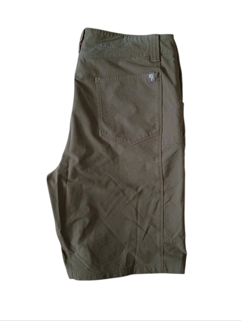 The North Face Flat Front Nylon‎ Hiking Shorts Lightweight Green Mens 34